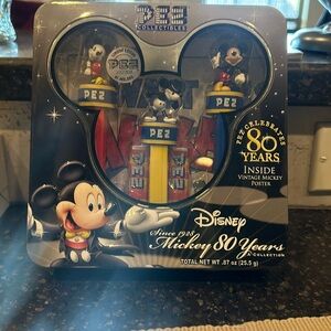 Disney Mickey Mouse 2007 Limited Edition 80 Years PEZ Collectible Tin Sealed